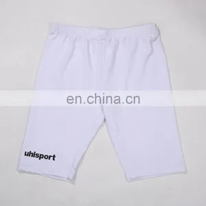 White Custom Soccer Compression Short thumbnail-1