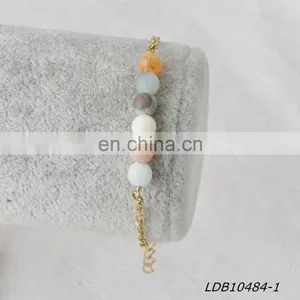 New Design China Natural Stone and Pearl Bracelet thumbnail-1