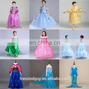 Girl Beautiful Dress up Princess Party Dress thumbnail-1
