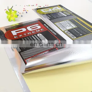 Colorful Printing Sticker Labels Weight Loss High Energy Drink Adhesive PVC Label With Embossing thumbnail-4