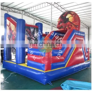 Commercial Inflatable Spider Bouncer With Slide Inflatable Bouncy House Inflatable Combo thumbnail-1