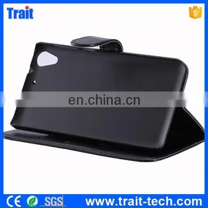 Paypal Accepted Glossy Wallet Magnetic Flip Stand PC+ PU Leather Case for HTC Desire 728 With Card Holder thumbnail-2