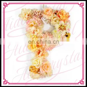 Aidocrystal Morden Home Decor Wholesalers Artificial Flowers Arts And Crafts Flower Letters thumbnail-5