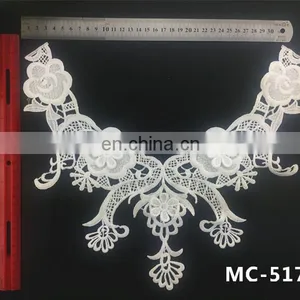 Embroidery Chemical Flower Neck Lace Collar thumbnail-2