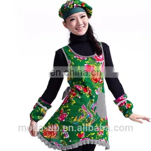 Colorful Printed Apron for Women thumbnail-1