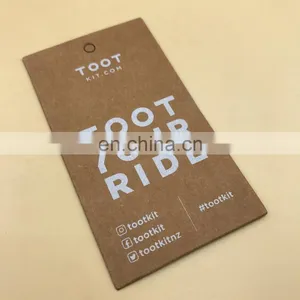 Custom Recycled Jeans Kraft Hang Tag With Logo Hang Tags thumbnail-3