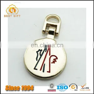 Guangdong Factory Wholesale Custom Garment Accessories Jacket Metal Logo Zipper Pulls thumbnail-4
