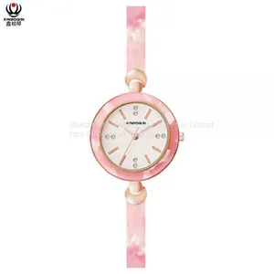 XINBOQIN Supplier Model Latest Design for Ladies Quality Brand Luxury Waterproof Acetate Watch thumbnail-3