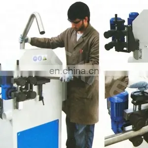 P-100 Automatic Grinding Belt Curved Pipe Polishing Machine for Max Stainless Steel Pipe 110mm thumbnail-3