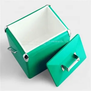 Metal Picnic Beer Cooler Boxes for Refrigeration thumbnail-3