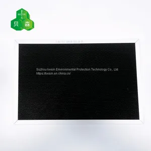 Suzhou Besin Oblique Hole Aluminum Honeycomb Core Substrate Activated Carbon Efficient Decomposition Adsorption Filter thumbnail-4