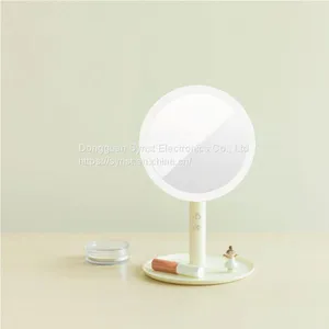 Portable LED Makeup Mirror With Table Lamp thumbnail-1