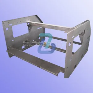 Custom Duty-Heavy Welding Support Bracket With Silver Coating thumbnail-2