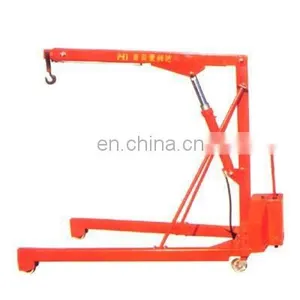 Heavy Duty Manual Hydraulic Mobile Floor Crane 1Ton 2Ton 3Ton thumbnail-1