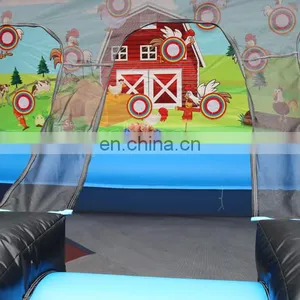 Interactive Basketball Inflatable IPS Shooting Game Combi Sport Arena For Kids and Adult thumbnail-4
