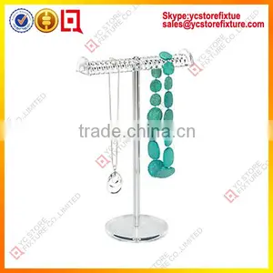 T Shape Acrylic Jewelry Rack Stand thumbnail-1