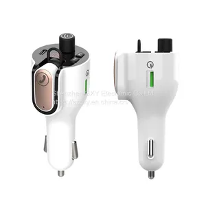 2021 GXYKIT G52 Car Accessories Mp3 Player Bluetooth Music Adapter Car Radio Usb fm Transmitter With QC3.0 Fast Charger thumbnail-2