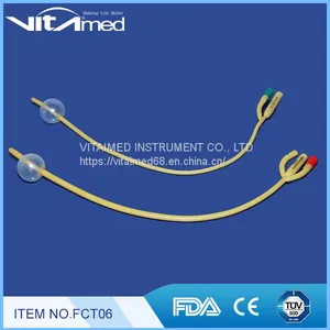 Vitaimed Latex Foley Catheter FCT06 Silicone Foley Catheter Indwelling Foley Catheters thumbnail-1