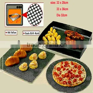 2014 Hot Sale Reusable New Style Food Grade PTFE Coated Fiberglass Pizza Grill Oven Liner With Low Price and High Quality thumbnail-1