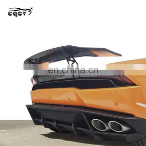 Dry Carbon Fiber DMC Spoiler for Lamborghini Lp580 Lp610 thumbnail-2