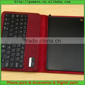 Bluetooth 3.0 Keyboard for IPad Mini With Red Cloth Cose thumbnail-1