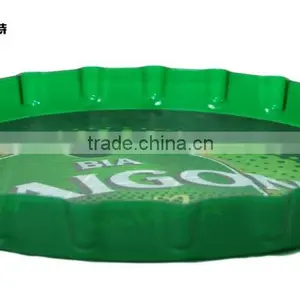 2015new Design Plastic Round Serving Melamine Tray thumbnail-1
