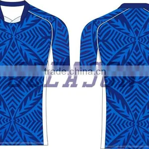 Dry Fit Sublimated Oem Design Promotional Rugby Practice Training Jersey for Sale thumbnail-4