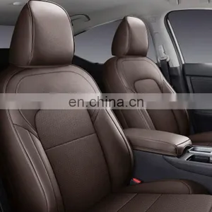 Auto Interior Decorative Mixed Color Black Green Standard Intermediate True Genuine Leather Luxury Covers Kit for Seats Car thumbnail-4