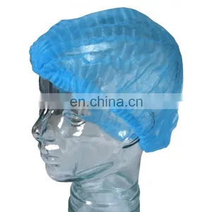 Nonwoven Polypropylene Cleanroom Bouffant Caps Clip Cap 21