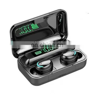8D Stereo 1500mAh Earbuds Wireless Headset F9 thumbnail-1