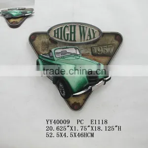 2014 Design Metal 3D Car Wall Arts thumbnail-1