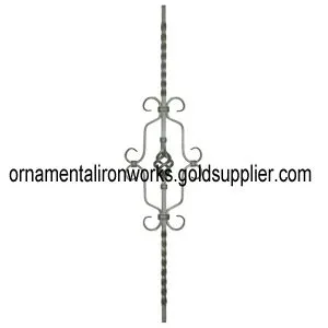 Ornamental Iron Balusters for Home Metal Stair Decoration thumbnail-1