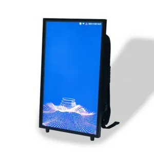 PORTABLE LED SCREEN 24 INCH WATERPROOF BACKPACK OUTDOOR ADVERTISING thumbnail-1