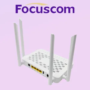AX3000 WiFi 6 GPON ONU 4GE+1VoIP+USB 3.0 Dual Band 160MHz Gigabit ONT High-Speed Router With 4*5dBi Antennas for FTTH Solution Focuscom FC3104X thumbnail-2