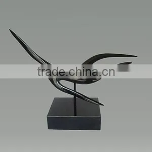 Nude Female Chasing The Eaves Bronze Graceful Sculpture Urban Statue thumbnail-4