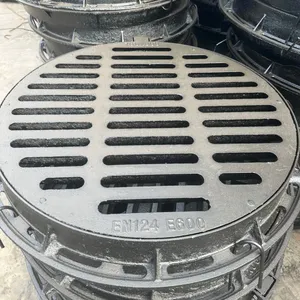 High Quality Jingdong Brand ISO 9001 Certified Round Ductile Iron Manhole Cover Heavy-duty for Road Drainage Customizable thumbnail-2