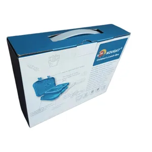 Custom-made Kraft Paper Airplane Boxes With uv White Ink Printing, Triple-layer Reinforced Corrugated Automatic Bottom-locking Boxes thumbnail-3