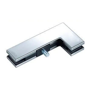 Lockable Stainless Steel Patch Fitting for Glass Doors thumbnail-1