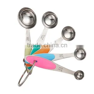 10 Pieces Stainless Steel Measuring Cups and Spoons Stackable Set Quality Choice thumbnail-5