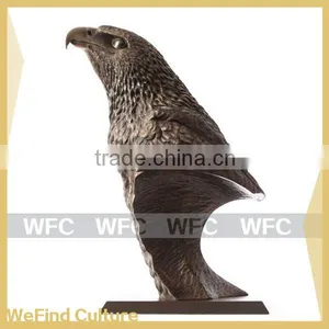 Metal Casting Bronze Sculpture Eagle Animal Statue thumbnail-1