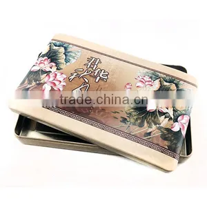 Luxury Candy Cans,colorful Paint Tin Can for Chocolate,square Metal Cookie Tin Can thumbnail-1