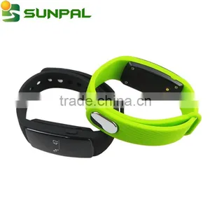 Silicone Vibrating Wristband Bracelet Sport Smart Band ID107 Optional Heartrate thumbnail-1