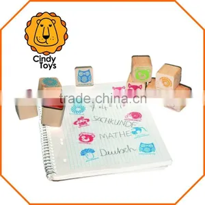 Wooden Rubber Stamps Award 9 Pcs for Kids thumbnail-1