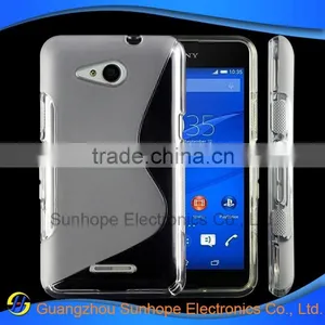 2015 Wave Pattern Design Tpu Covers for Xperia E4g E2003 E2006 E2053 E2043 thumbnail-1