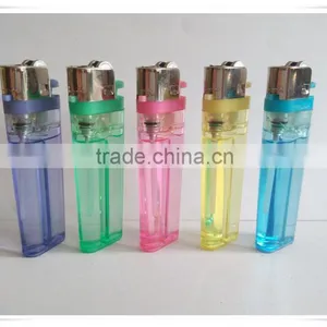 Cheapest Classic Plastic Lighter Transparent Flint Lighter FH-003 With Butane Gas thumbnail-2