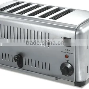 Electric 6 Slice Long Slot Toaster Machine thumbnail-1