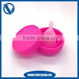 Silicone Foldable Cup for Silicon Menstrual Cup thumbnail-1
