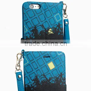 Printing PU Flip Case For Smartphone for IPhone 6/6s for Lady/Women/Female thumbnail-4