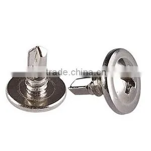 Stainless Steel Phillips Drive Wafer Head Self Drilling Screw thumbnail-1