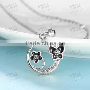 Factory Outlet White Gold Plated Necklaces / Tin Alloy 18k Necklace Chain thumbnail-5